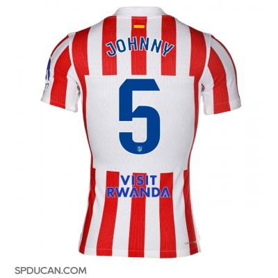 Muški Nogometni Dres Atletico Madrid Johnny Cardoso #5 Domaci 2025-26 Kratak Rukav Muški Nogometni Dres Atletico Madrid Johnny Cardoso #5 Domaci 2025-26 Kratak Rukav